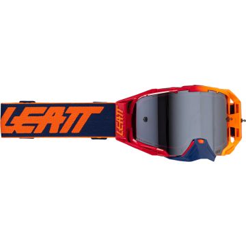 Leatt Velocity 6.5 2025 Crystal Iriz Flame Rood Oranje Blauw Crossbril