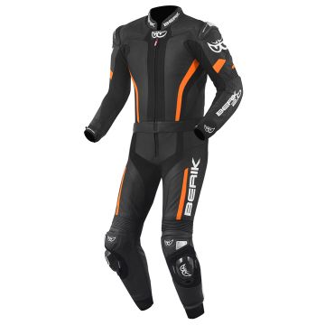 Berik Losail Zwart Oranje 2-Delig Motorpak