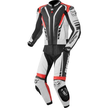 Berik XR-Ace Zwart Wit Rood 2-Delig Motorpak