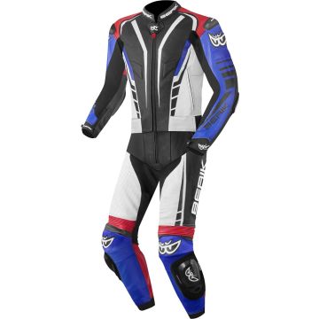 Berik XR-Ace Zwart Wit Rood Blauw 2-Delig Motorpak