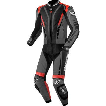 Berik XR-Ace Zwart Grijs Rood 2-Delig Motorpak