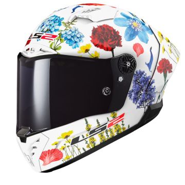 LS2 FF805 Thunder GP Aero Flowers Wit Integraalhelm
