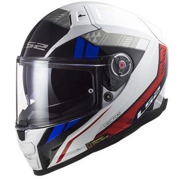 LS2 FF811 Vector II Stylus Wit Fluo Roze Integraalhelm
