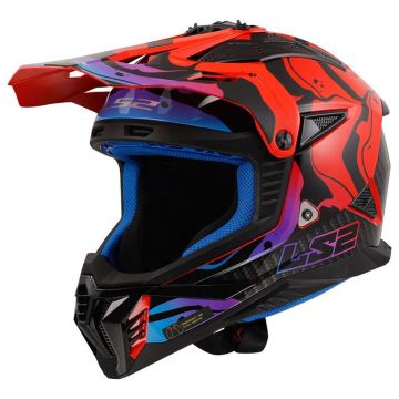 LS2 MX708 Fast II Wash Rood Offroad Helm