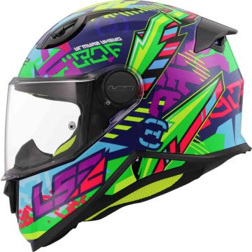 LS2 FF812 Kid Svent Blauw Groen Kinder Integraalhelm