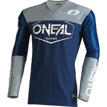 O'NEAL Mayhem Hexx V.22 Grey Blue Motocross Jersey
