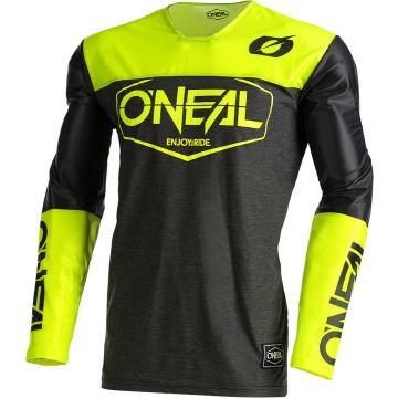 O'NEAL Mayhem Hexx V.22 Black Yellow Motocross Jersey