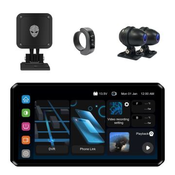 AlienRider M2S Motorcycle Multimedia System + Cameras + Wave-Radar 