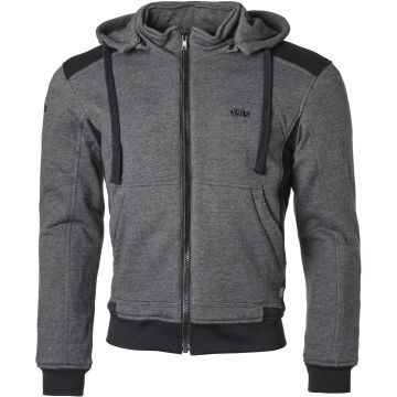 gms Grizzly Antraciet Zwarte Motorhoodie