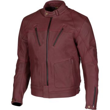 Merlin Gable II Burgundy Red Waterproof Leather Jacket
