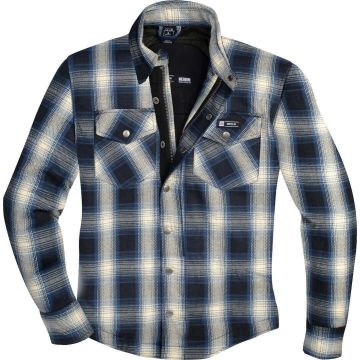 Merlin Axe Blauw Wit Motorshirt