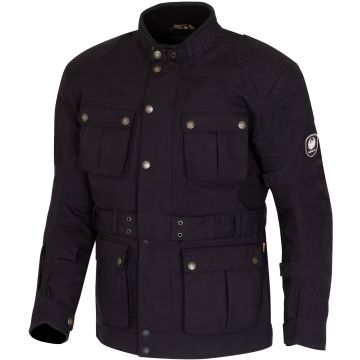 Merlin Burslem Eco Gelamineerde Zwart Textiele Motorjas