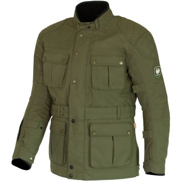Merlin Burslem Eco Gelamineerde Groen Textiele Motorjas