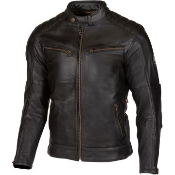 Merlin Chase II D3O Zwart Leren Motorjas