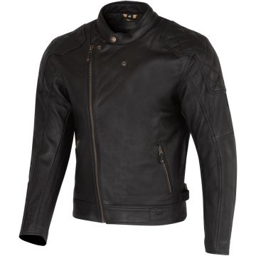 Merlin Chester D3O Cafe Zwart Leren Motorjas