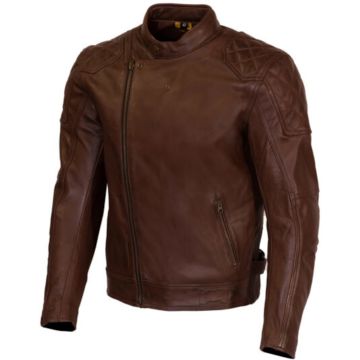 Merlin Chester D3O Cafe Bruin Leren Motorjas