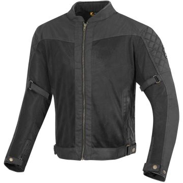 Merlin Chigwell Lite Zwart Wax Motorjas