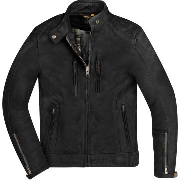 Merlin Mia Dames Zwart Leren Motorjas