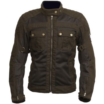 Merlin Shenstone Air Dames Olijfgroen Textiele Motorjas