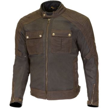 Merlin Shenstone II Cotec Air Olijfgroen Textiele Motorjas