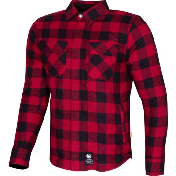 Merlin Sherbrook D30 Zwart Rood Single Layer Motorshirt