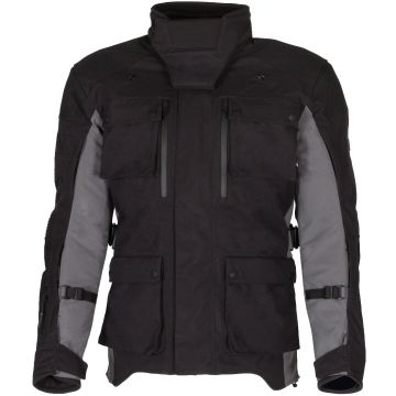 Merlin Solitude D3O Zwart Grijs Textiele Motorjas