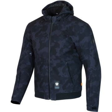 Merlin Torque D3O Waterdichte Zwart Camouflage Motor Zip Hoodie