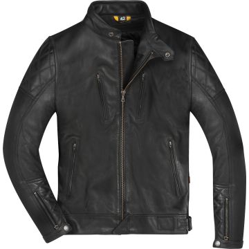 Merlin Wishaw D3O Zwart Leren Motorjas