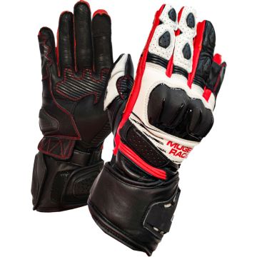 MUGENRACE Linea Sport Black White Red Gloves
