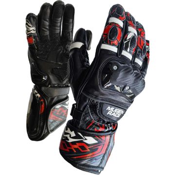 MUGENRACE Moone Sport Black Red Gloves