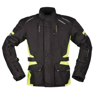 Modeka Jas Striker II Jas Zwart Geel     
