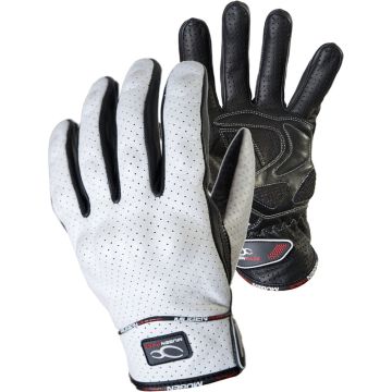 MUGENRACE Aeroflux Perforated White Black Gloves
