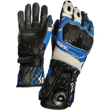 MUGENRACE Cowy Black White Blue Gloves