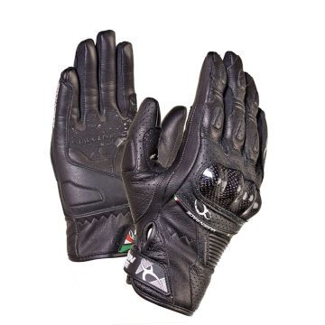 MUGENRACE Figuratore Perforated Black Gloves