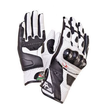 MUGENRACE Figuratore Perforated Black White Gloves