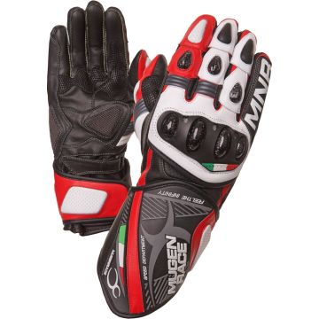 MUGENRACE Neptun Black White Red Gloves