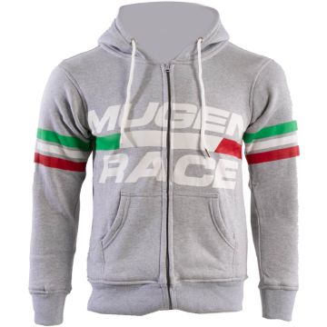 MUGENRACE Bigger Lichtgrijze Zip Hoodie