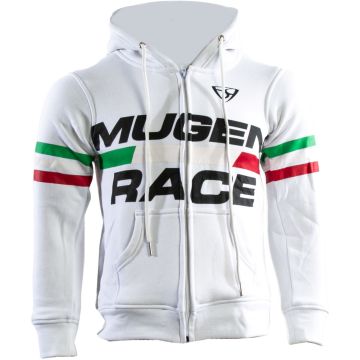 MUGENRACE Bigger Witte Zip Hoodie