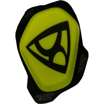 MUGENRACE S-MNR Zwart Fluo Gele Knie Sliders