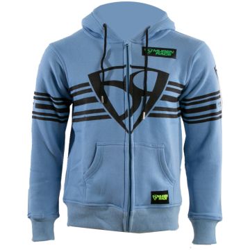MUGENRACE Shield Lichtblauwe Zip Hoodie