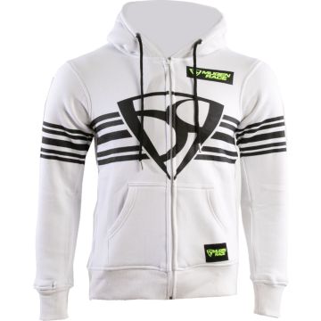 MUGENRACE Shield Witte Zip Hoodie