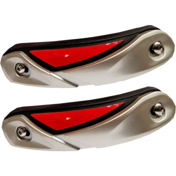 MUGENRACE Sphantom 2 Zwart Rode Knie Sliders