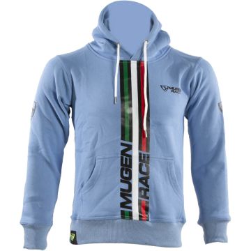 MUGENRACE Stripe Lichtblauwe Hoodie