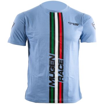 MUGENRACE T-Stripe Light Blue T-Shirt
