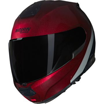 Nolan N100-6 Verniciatura Speciale 341 Visceraal Rood Zwart Glossy Systeemhelm