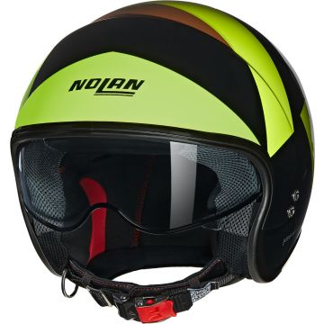Nolan N21 06 Tangente 348 Zwart Terra Impuls Groen Glossy Jethelm