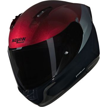 Nolan N60-6 Verniciatura Speciale 343 Zwart Visceraal Rood Grijs Glossy Integraalhelm