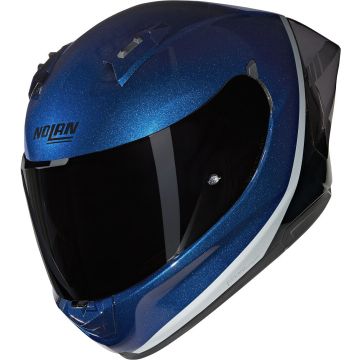 Nolan N60-6 Sport Verniciatura Speciale 346 Diepblauw Zwart Zilver Glossy Integraalhelm