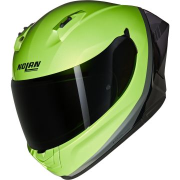Nolan N60-6 Sport Verniciatura Speciale 348 Impuls Groen Zwart Grijs Glossy Integraalhelm