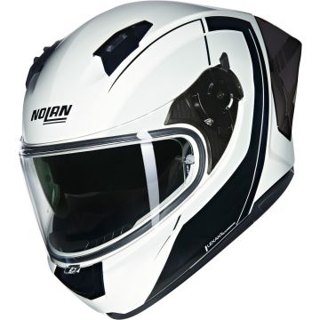 Nolan N60-6 Sport Mesmerico 341 Wit Zwart Metal Integraalhelm